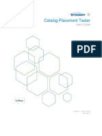 Catalog Placement Tester User's Guide