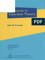 A Course in Operator Theory. John B. Conway