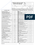 Official Inspection Report Form