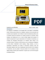 ZC-205C (20A) 3phase DC Resistance Tester Data Sheet