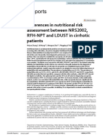 Differences in Nutritional Risk Assessment Between NRS2002, RFH-NPT and LDUST in Cirrhotic Patients