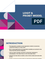 Logit & Probit Model