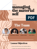 Managing The Material Self