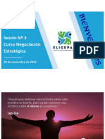 Sesión 3. Curso de Negociación Estratégica