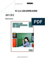 Faire de La Grammaire Au Ce1: Exercices