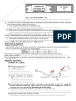 Devoir de Contrôle N°3: Chimie (6 Points) : Exercice N° 1 (3 PTS)