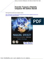 Full Download Managing Diversity Toward A Globally Inclusive Workplace 4th Edition Barak Test Bank