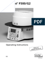 Programat P300/G2: Operating Instructions