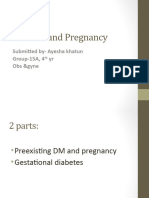 Ayesha Khatun 15A, Topic - Diabetes and Pregnancy