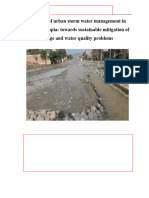 Assessment of Urban Storm Water Management in Northern Ethiopia: Towards Sustainable Mitigation of Drainage and Water Quality Problems