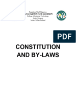 Constitution and by Laws