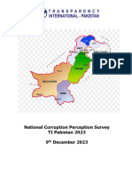 National Corruption Perception Survey 2023 Report TI Pakistan