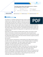 Global Pallet Shuttle Market 2023 by Manufacturers, Regions, Type and Application, Forecast To 2029 - GlobalInfoResearch