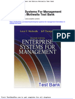 Full Download Enterprise Systems For Management 2nd Edition Motiwalla Test Bank