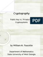 Cryptography: Public Key vs. Private Key Cryptosystems