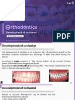 Ortho4 Lec.8 Development of Occlusion (DR - Cube)