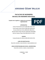 Impacto de La Logística y Cadena de Suministro en El Desempeño Organizacional - GRUPO 3 FINAL