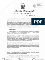 RM - # - 432-2022-MINEDU - PDF.PDF RESOLUCIÓN MINISTERIAL