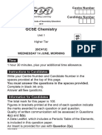 GCSE CHEM Past Papers Mark Schemes Modified MayJune Series 2017 21801