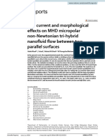 Hall Current and Morphological Effects On MHD Micropolar Non Newtonian Tri Hybrid Nanofluid Flow Between Two Parallel Surfaces