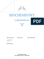 BIOCHEMISTRY Lab Manual - Sept - 2023