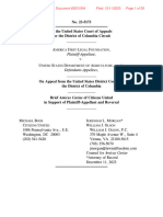 CU Amicus Brief - America First Legal Foundation v. U.S. Department of Agriculture (Presidential Communications Privilege)