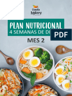 Plan Nutricional - 4 Semanas de Dietas (1700kcal)