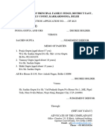 Execution of MT 1045 - 18 POOJA VS SACHIN GUPTA