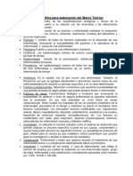 Base Científica para Elaboración Del Marco Teorico Relacionado A Una Patologia