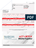 Act Internet Invoice