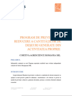 Program Reducere Deseuri CORTEVA - PDF PT Scribd - Odt Word