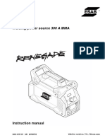 ESAB Renegade ES 300i Portable MMA Arc Welder User Manual