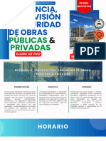 Brochure Residencia, Supervisión y Seguridad de Obras Publicas y Privadas