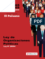 Ley de Organizaciones Políticas