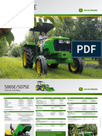 Tractor John Deere 5065E Folleto