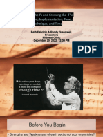 Dotting The I's and Crossing The T'S: Intonation, Implementation, Tone, Technique, and Time