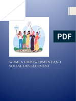 Women Empowerment and Social Development