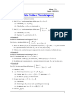 Série Suites Numériques TS2