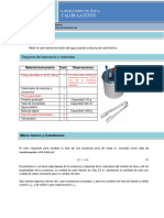 Calor Latente: Laboratorio de Física