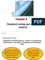 Standard Costing and Variance Analysis