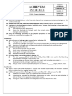 Hydrogentest Paper