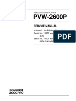 Sony Pvw-2600p Vol.2 1st-Edition Rev.1 Beta-Vcp SM