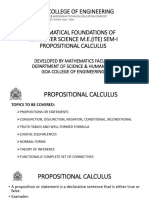 Propositional Calculus