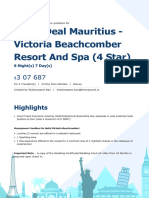 Crazy Deal Mauritius - Victoria Beachcomber Resort and Spa (4 Star)