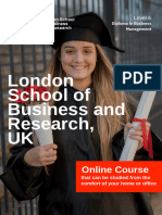 Level 6 Diploma in Business Management - Delivered Online by LSBR, UK