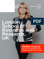 Level 3 Diploma in Business Studies - Delivered Online by LSBR, UK