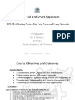 Cs6014 - Iot and Smart Appliances: Rpl:Ipv6 Routing Protocol For Low Power and Lossy Networks