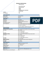 GE OEC One Specification