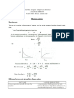 Chemical Kinetics and Colloids