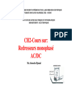 CH-2 Les Redresseurs Monophasés AC - DC